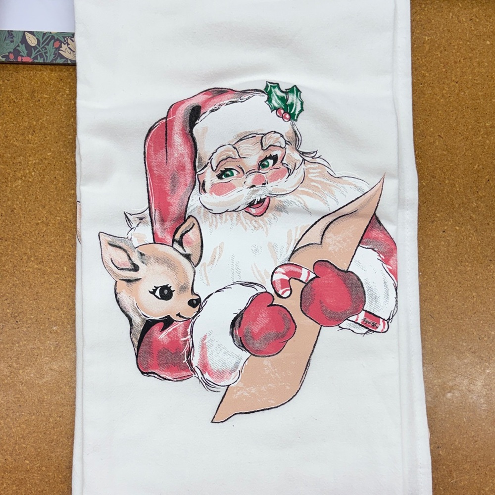 Simply Southern White and Red Santa Holiday Decor
